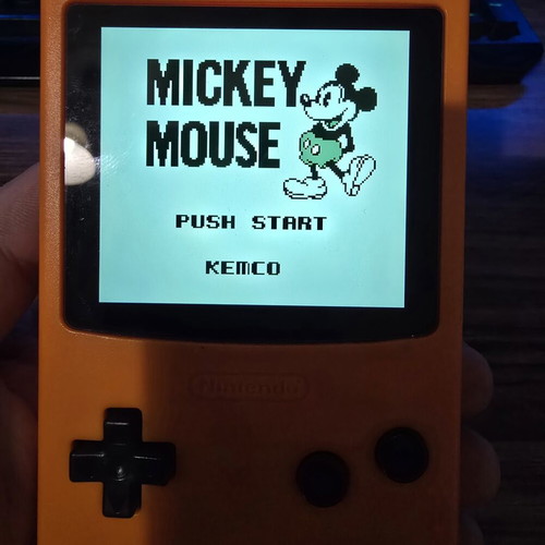 Mickey Mouse Game Boy cartridge like new, Japanese edition