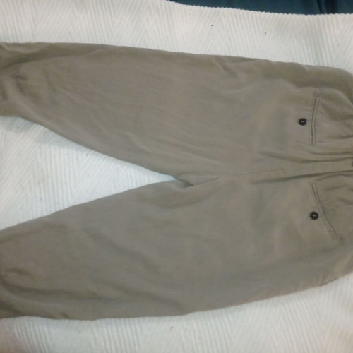 Zara casual pants size S like new, beige-olive