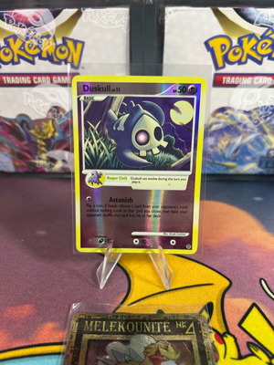 Pokemon card Duskull reverse holo secret wonders used