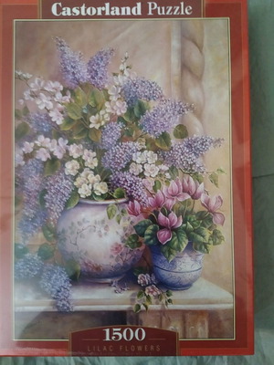 Puzzle Lilac Flowers Castorland new 1500 pieces