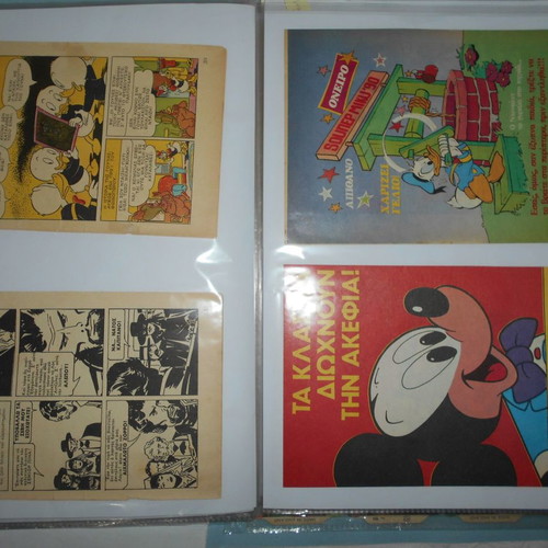 Mickey Disney archive used with over 90 clippings and cards