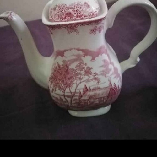 Myotts Staffordshire The Brook large teapot like new, vintage porcelain