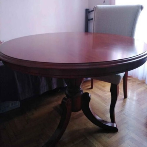 American Home dining table round vintage used