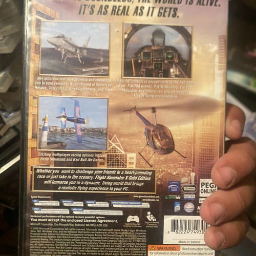 Flight Simulator X Gold Edition PC like new