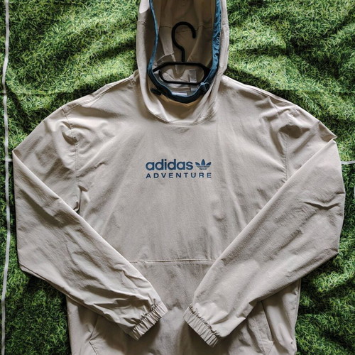 Adidas ADV Trail Hoodie like new, size S, white and beige
