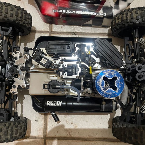 Nitro RC Reely Air Attack 4WD Buggy like new with Force 21 engine