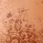 Βελούδινο ροτόντα τραπεζομάντηλο με κρόσσια, διάμετρος 170 εκ.