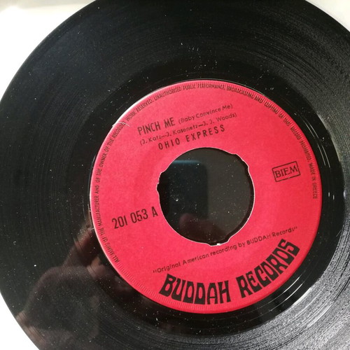 Pop singles used, pack of 6, 45 rpm