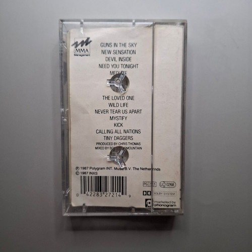 INXS Kick cassette tape used, rock