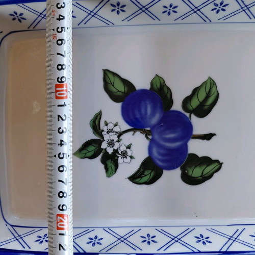 Ceramic serving platter used 36 cm Vicko