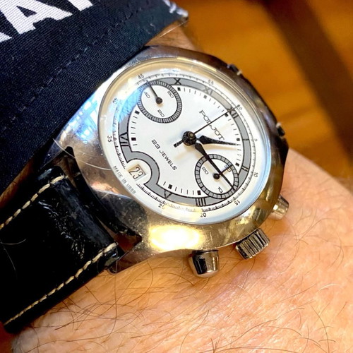 Poljot chronograph mechanical vintage 1980 men's 38mm with 23 jewels