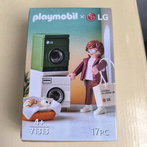 Playmobil 71313 x LG Electronics Wash Tower JJ Figure new