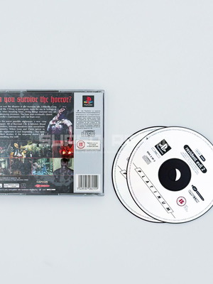 Resident Evil 2 παιχνίδι PS1 σε πολύ καλή κατάσταση, αγγλικό, 2 δίσκοι