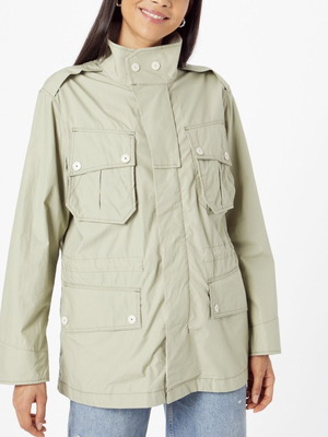 G-Star Raw Field Jacket new women's oversized green cotton trench coat M-L