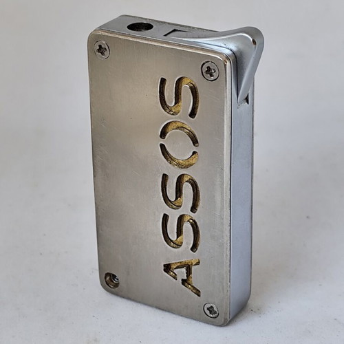 Vintage Assos International metal lighter like new, collectible