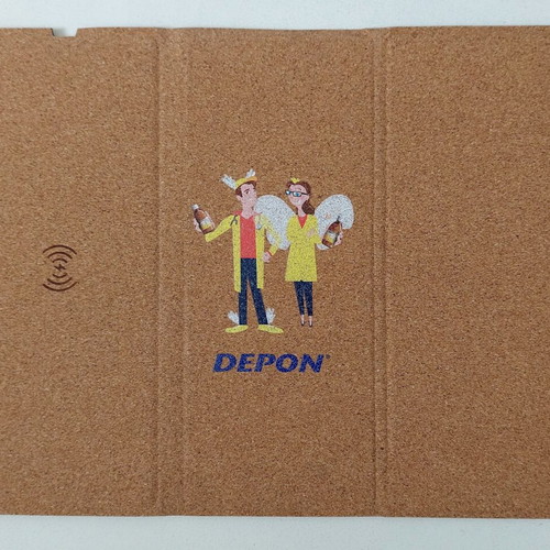 Ασύρματος φορτιστής Depon 15W mouse pad και βάση κινητού καινούργιο