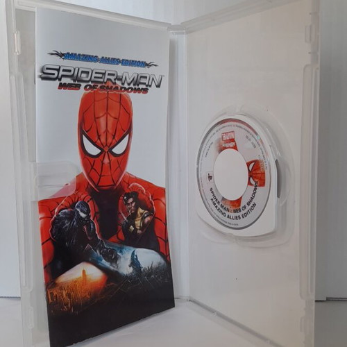 SpiderMan Web of Shadows PSP game like new, complete with manual, English version