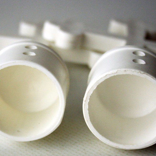 Plastic cross for top of flag 15cm, new, set of 2