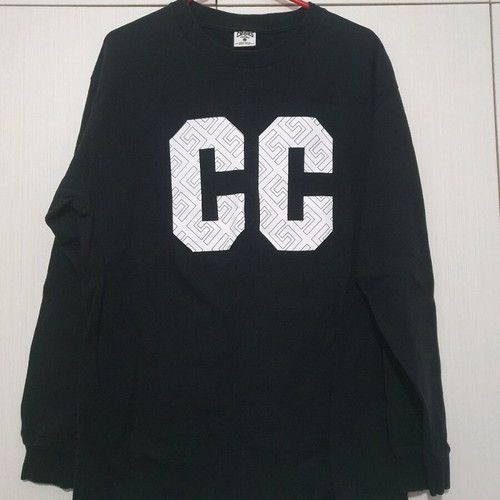 Crooks & Castles long-sleeve L like new, black and white