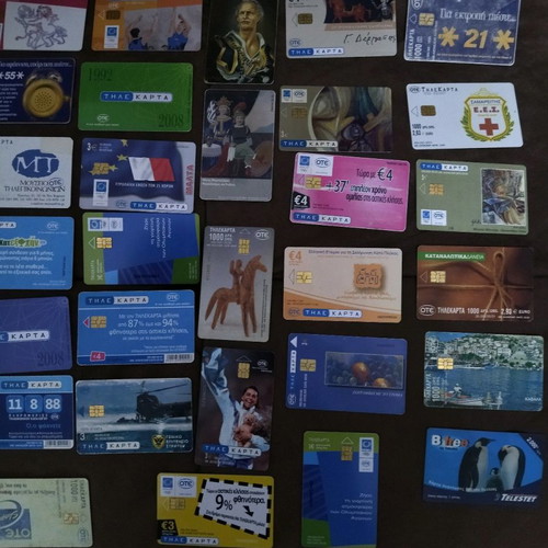Collectible old 20 euro phone cards