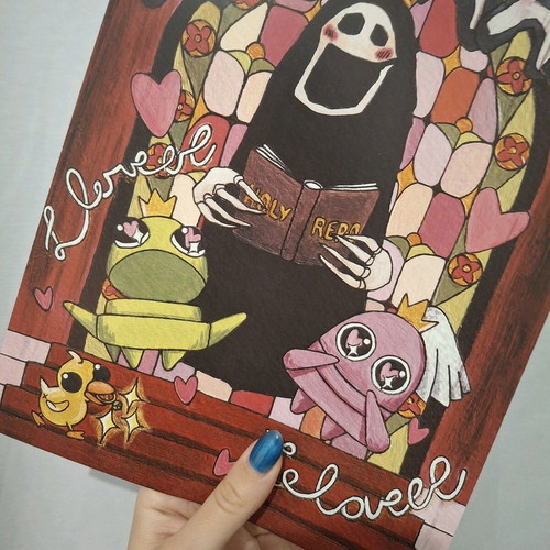 A4 R.E.P.O print new with fanart from the game
