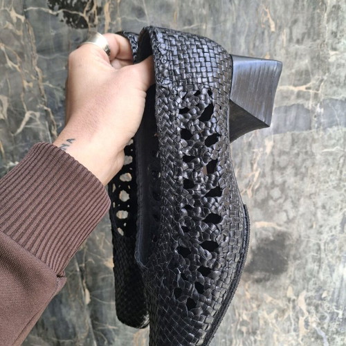 Miista London Taissa Block heels like new, black, size 38