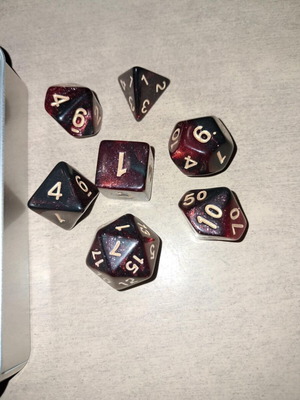 The Alchemist's Fire D&D dice set