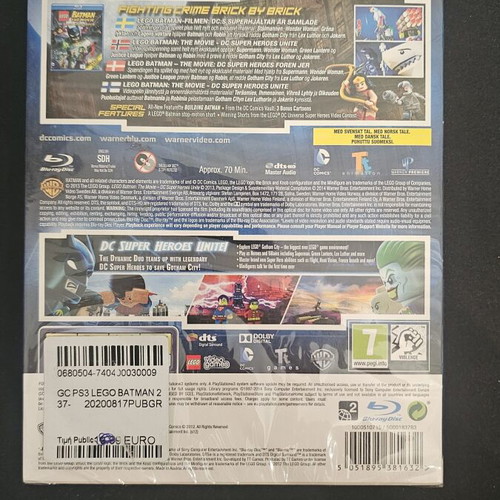 Lego Batman 2 videogame and Lego Batman the Movie Blu-ray new for PlayStation 3