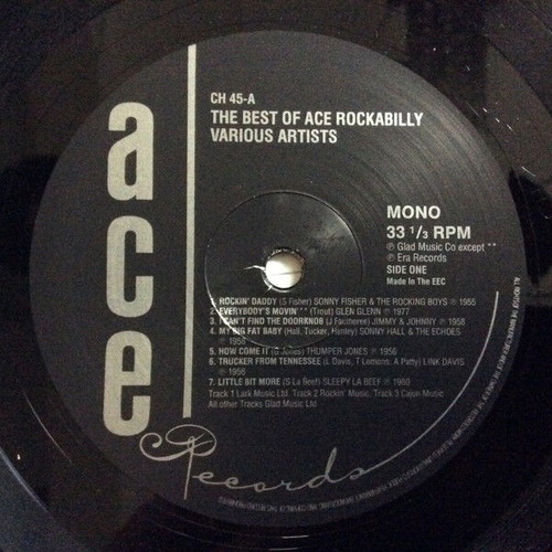 The Best of Ace Rockabilly record used, rock genre