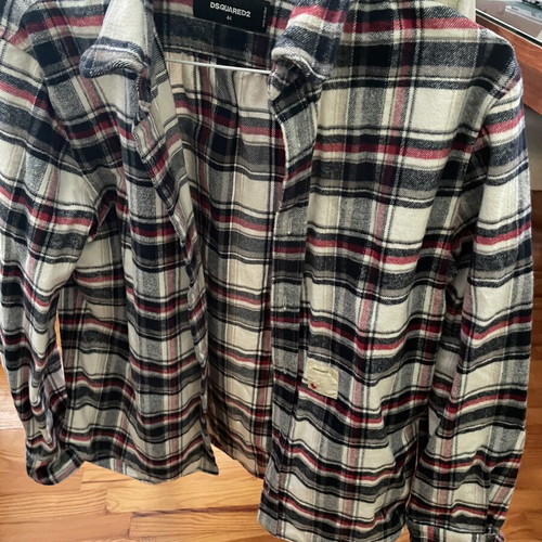 Dsquared2 hybrid shirt-jacket XXL made of 100% cotton, like new