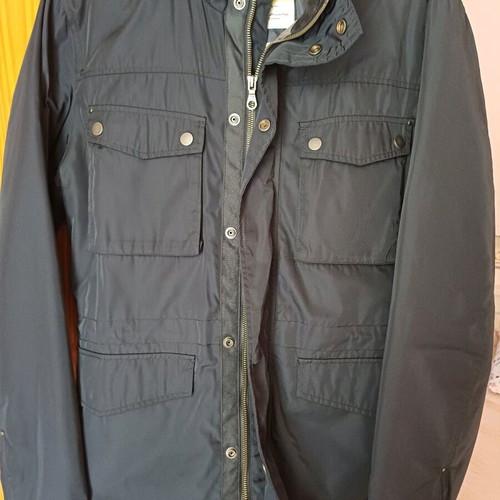 Premium men's jacket like new, navy, size large