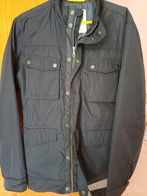 Premium men's jacket like new, navy, size large