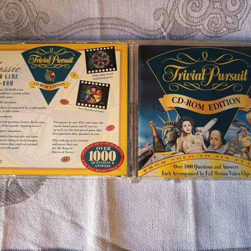Trivial Pursuit CD-ROM Edition PC used game