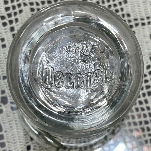 Perrier Retro Collectible Large Water Glass like new, 1980s-90s