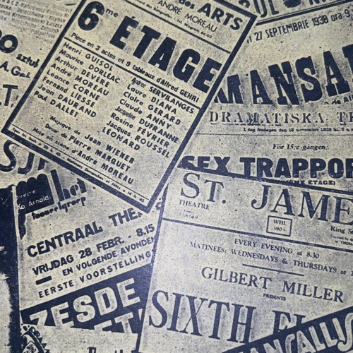 Dinos Iliopoulos theatrical program used, rare and difficult
