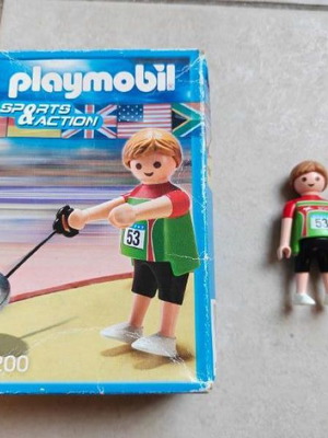 Playmobil Sports & Action 5200 Hammer Thrower like new
