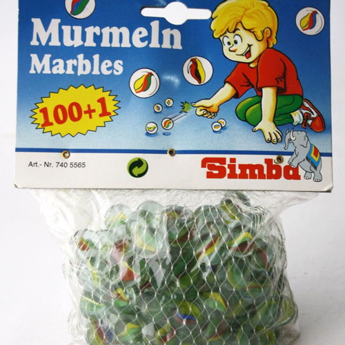 Simba Vintage 90's Marbles sealed pack of 101 new