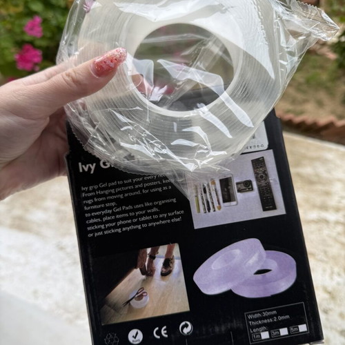 Nano Double-Sided Tape 5 m new, reusable and washable