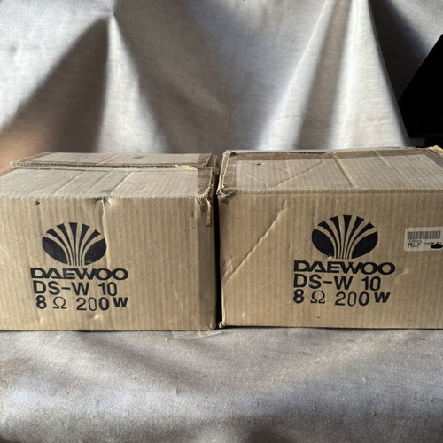 Daewoo DS-W10 Woofer 10" pair new in box