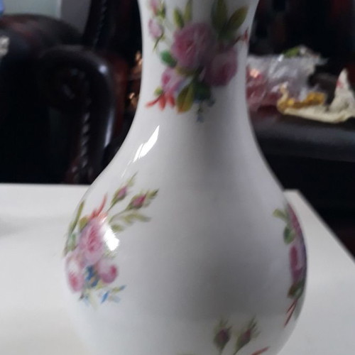 Porcelain vase used, 24 cm height
