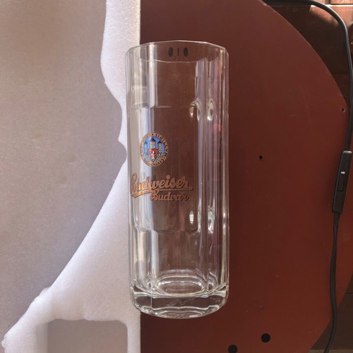 Budweiser beer glasses 500ml set of 6 new in original box