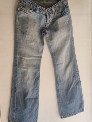 Jeans Marks Spencer used with vintage style and gold stitching, UK 10
