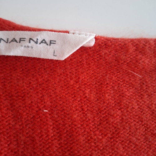 Naf Naf sleeveless bolero red, like new