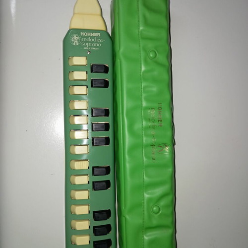 Hohner vintage melodica set Alto and Soprano used with original cases
