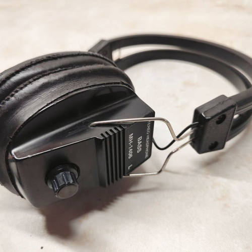 Philips MH-1406 vintage stereo headphones used, wired