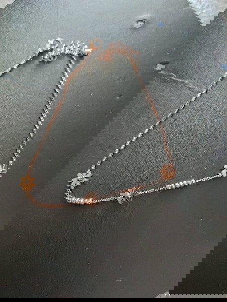 βραχιόλι για το πόδι rose gold