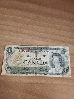 Canadian dollar used 1973