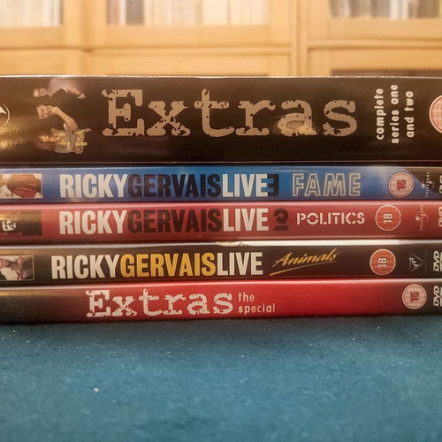 Ricky Gervais 6 DVD like new with subtitles