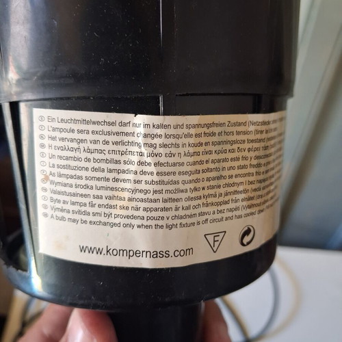 Kompernass portable work lamp with glass protector like new