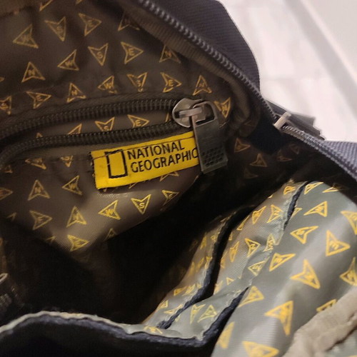 National Geographic men's bag like new, black